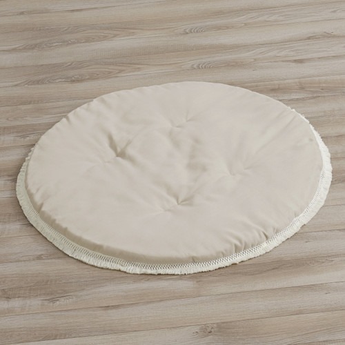 Boho Fringe Linen Baby Play Mat By Sweet Jojo Designs