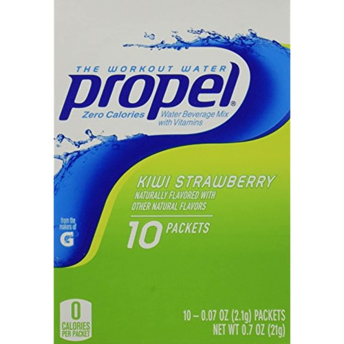 Gatorade Propel Powder Sticks Kiwi Strawberry, 10-count (pack Of 6)