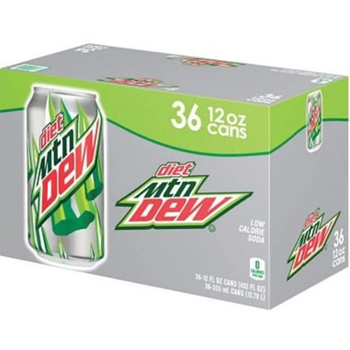 Diet Mountain Dew (12 Oz. Cans, 36 Ct.)