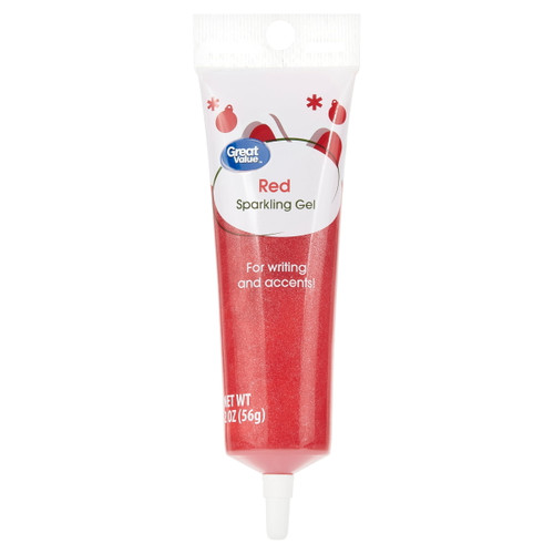 Great Value Red Sparkling Gel, 2 Oz