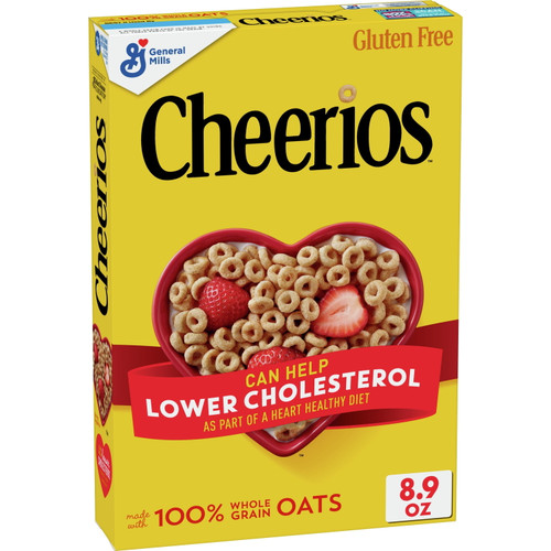 Original Cheerios Heart Healthy Cereal, 8.9 Oz Cereal Box
