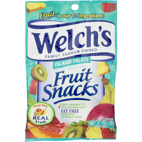 Welch's Island Fruits Fruit Snacks, 5 Oz.