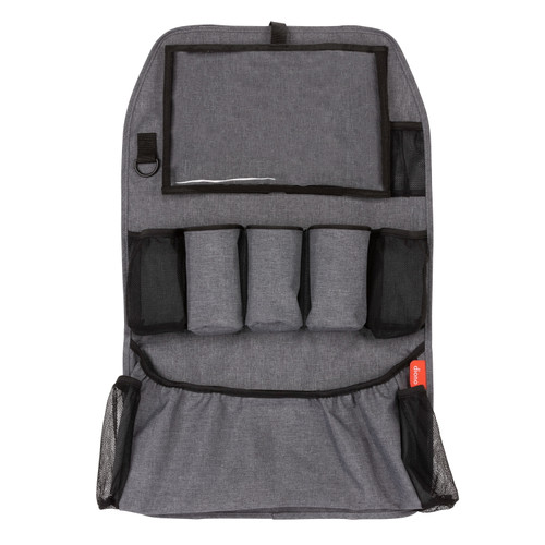Diono Stow 'n Go Xl 2-in-1 Back Seat Protector And Organizer, 10 Storage Pockets, Gray