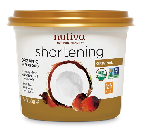(6 Pack)nutiva Nurture Vitality Organic Original Shortening, 15 Oz