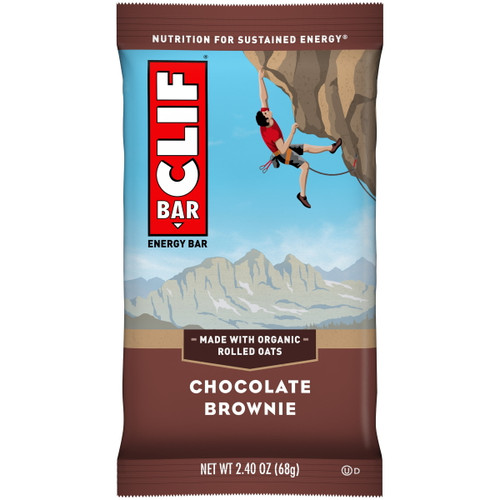 Clif Bar, Energy Bars, Organic, Chocolate Brownie, 2.4 Oz
