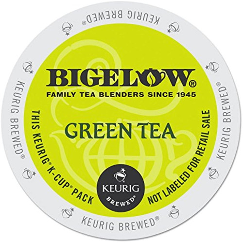 Bigelow 6085 Green Tea K-cup Pack, 24/box