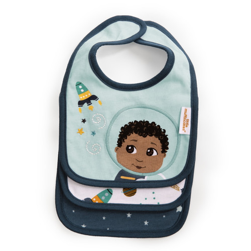 Little Muffincakes 3-pack Bibs - Ashton