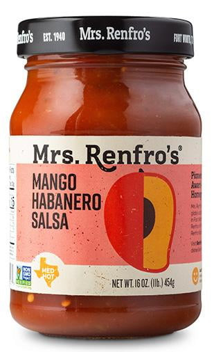 Mrs Renfro's  Mango Habanero Salsa, 16 Oz (pack Of 6)