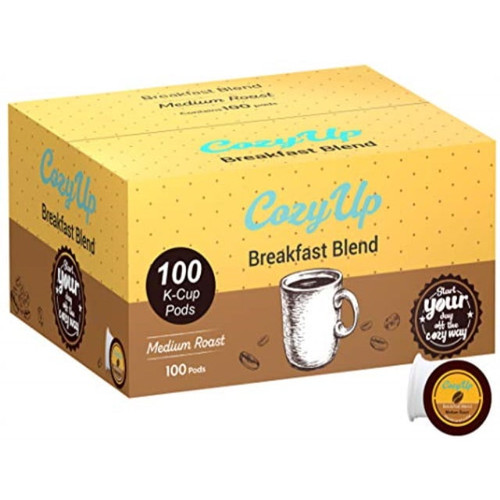 Cozyup 100-count Breakfast Blend Coffee For Keurig K-cup Brewers, Medium Roast