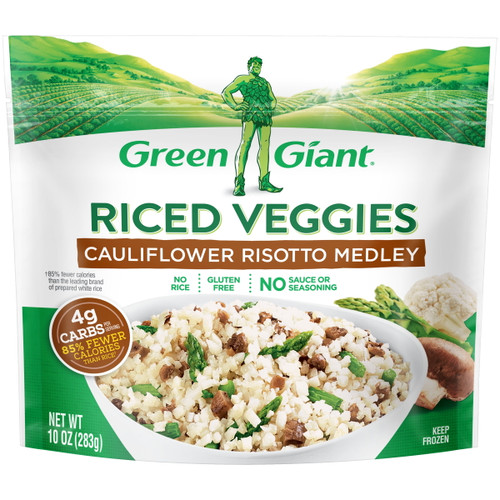 Green Giant Riced Veggies Cauliflower Risotto Medley, Frozen, 10 Oz