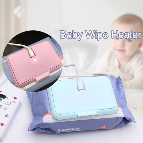 Lohuatrd Baby Wipe Heater With Lid Strong Adhesion Portable Usb Wet Napkin Warmer For Newborn Use