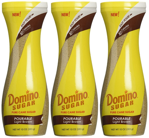 Brown Sugar Easy Pourable Light Brown 10 Oz (3 Pack)