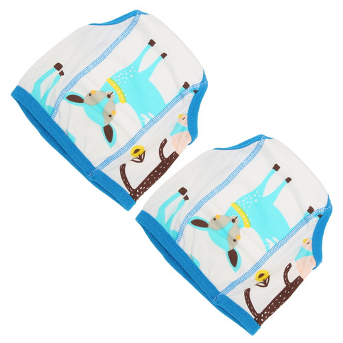 Demonsen 2pcs Baby Cotton Training Pants Washable Cute Cartoon Deer Pattern Infant Toddler Potty Training Underwear, Cotton Training Pants