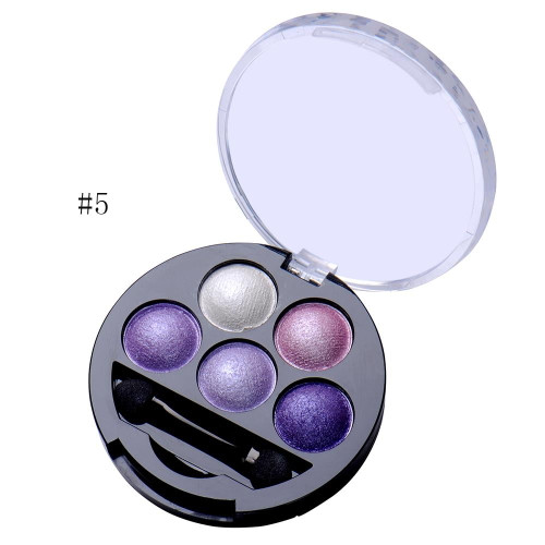 Five-color Baking Powder Eyeshadow Coastal Scents For Women