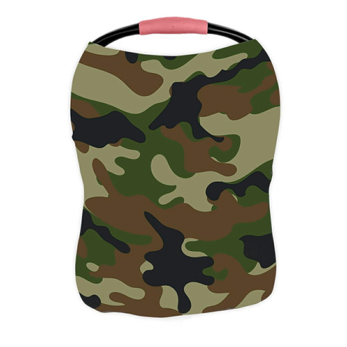 Abphqto Camouflage Nursing Cover Baby Breastfeeding Infant Feeding Cover Baby Car Seat Cover Infant Stroller Cover Carseat Canopy Breathable