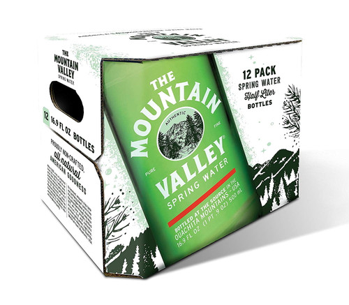 Mountain Valley Spring Water 500 Ml Spring In Glass