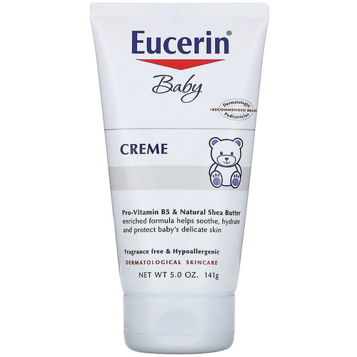 Eucerin, Baby, Creme, 5 Oz (141 G) Pack Of 2