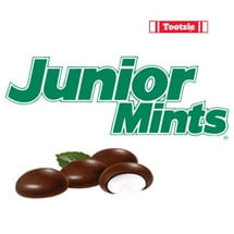 Junior Mints Chocolate Mint Candy 2.6-ounce King Size Packs - 4 Boxes