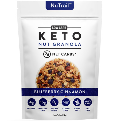 Nutrail Keto Nut Granola - Blueberry Cinnamon