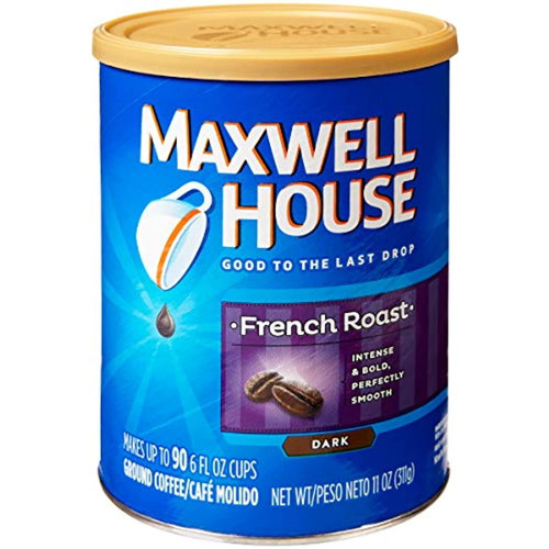 Maxwell House French Roast Dark Roast Ground Coffee (11 Oz Bag)