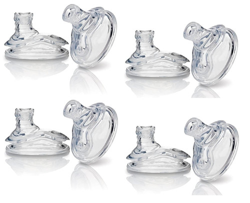 Nuby 4 Packs 8 Count Super Spout No Spill Replacement Spouts Clear