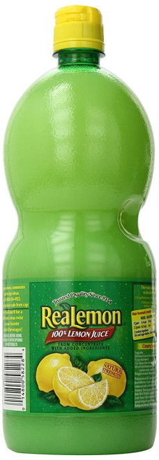 Realemon 100% Lemon Juice - 2/48 Oz. Bottles