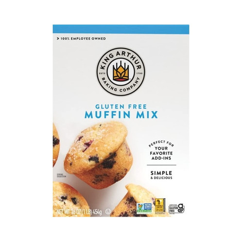 King Arthur Flour Muffin Mix Gluten Free 16 Oz Pack Of 2