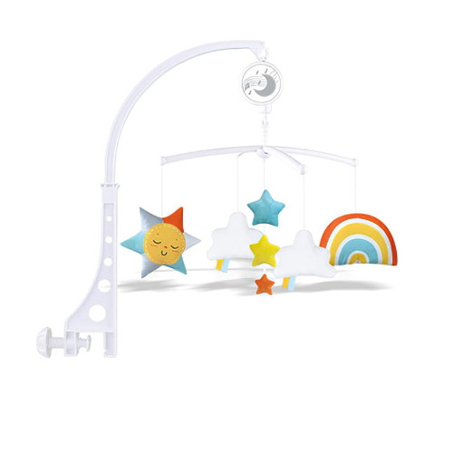 Baby Bed Bell Safe Baby Bed Hanging Rotating Toy Musical Crib Mobile Non-toxic Infant Bed Decoration Infant Bed Hanging Pendant For Baby Sleep