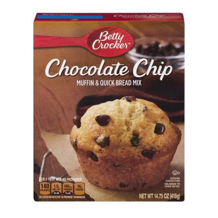 Betty Crocker Â® Muffin & Quick Bread Mix Chocolate Chip