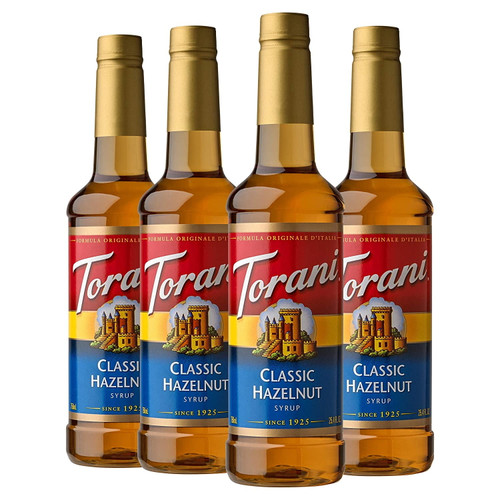 Torani Syrup, Classic Hazelnut, 25.4 Ounces (pack Of 4)