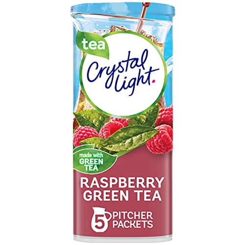 Crystal Light Sugar-free Raspberry Green Tea Naturally Flavored Powdered Drink Mix 60 Count Pitcher Packets