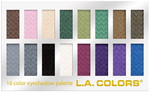 L.a. Colors 16 Color Eyeshadow, Smokin, 1.019 Fl Oz