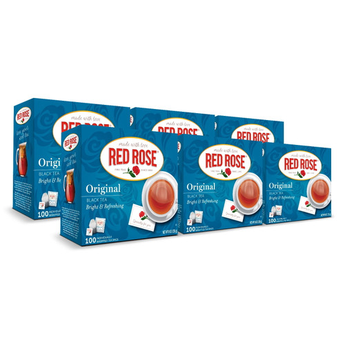 Red Rose Original Black Tea 100ct - 6 Pack (envelope)