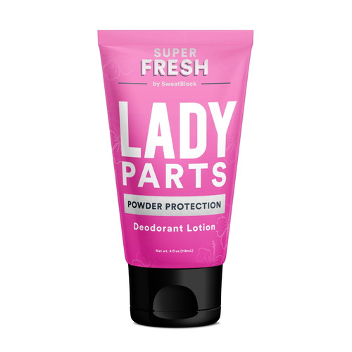 Super Fresh Lady Parts Deodorant Lotion Powder Protection By Sweatblock