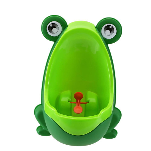Hevirgo Cartoon Frog Bathroom Kids Toddler Potty Toilet Training Pee Trainer Boys Urinal