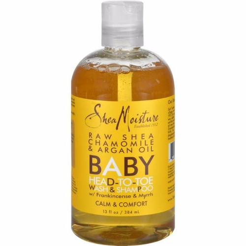 Sheamoisture Moisturizing Baby Head-to-toe Wash & Daily Shampoo With Raw Shea Chamomile & Argan Oil, 13 Fl Oz