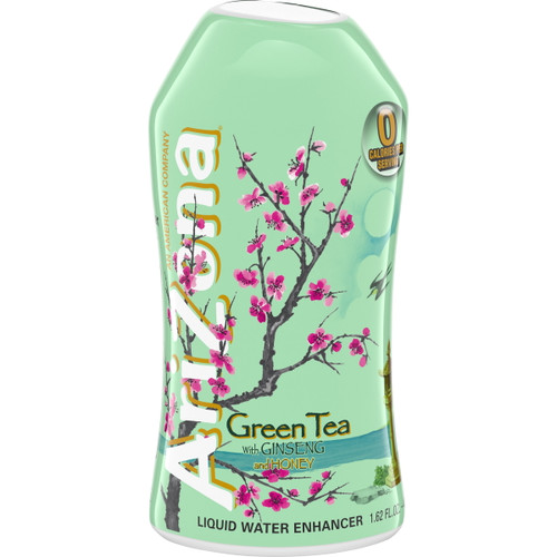 Arizona Green Tea With Ginseng & Honey Naturally Flavored Liquid Water Enhancer, 1.62 Fl Oz Bottle
