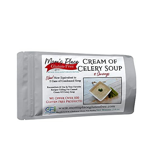 Mom’s Gluten Free & Dairy Free Cream Of Celery Soup Mix, Equal To 2 Cans Of Condensed Soup
