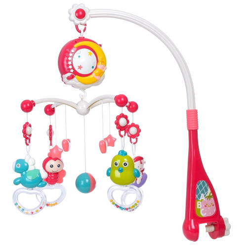 D&a Baby Musical Mobile Crib With Music And Lights, Timing Function, Projection