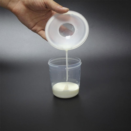 Breast Shell & Milk Catcher For Breastfeeding Relief (2 In 1) Protect Cracked, Sore, Engorged Nipples & Collect Breast Milk Leaks During The Day, While Nursing Or Pumping (1 Pair)