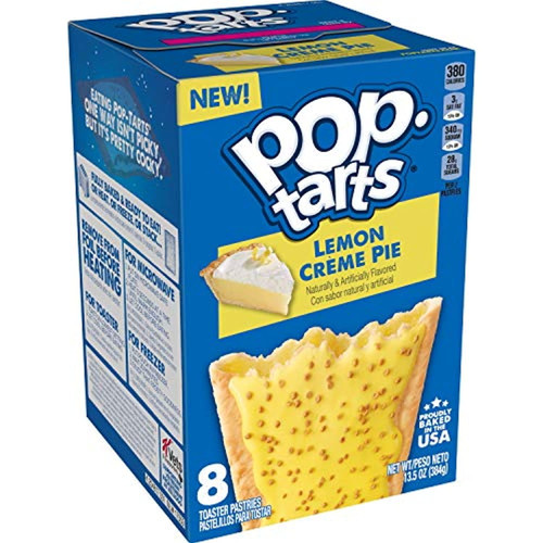 Pop-tarts Breakfast Toaster Pastries, Frosted Lemon Crème Pie, Bakery Inspired Snack Food, 10.1lb Case (12 Count)