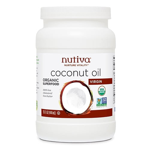 Nutiva Coconut Oil, Organic Extra Virgin - 15 Oz, 6 Pack