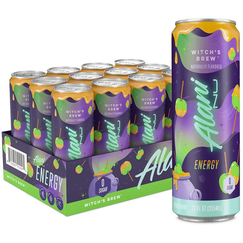 Alani Nu Energy Drink, Witch's Brew, 12 Oz Can (pack Of 12)