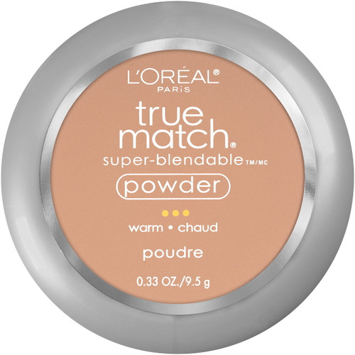 L'oreal Paris True Match Super-blendable Oil Free Makeup Powder, Caramel Beige, 0.33 Oz