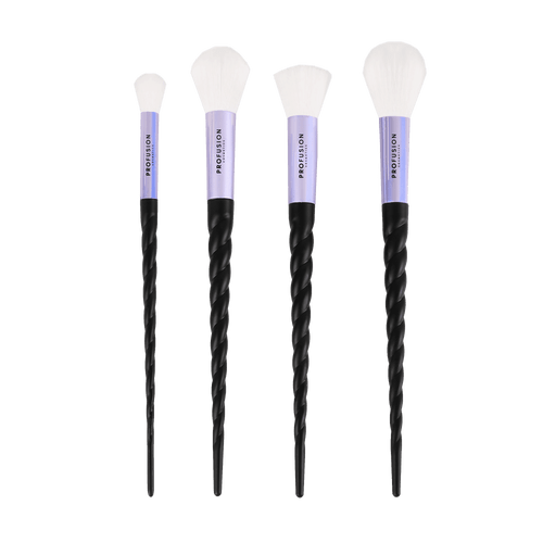 Profusion Cosmetics Alter 4pc Face & Eyeshadow Brush Set