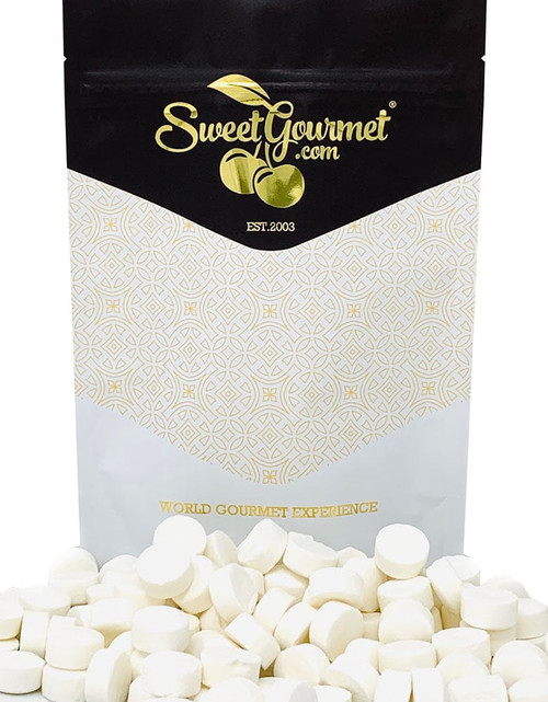 Sweetgourmet White Peppermint Lozenges | Canada Mint Bulk Candy | 1 Pound