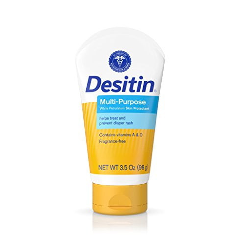 Desitin Multi-purpose Healing Diaper Rash Treatment Ointment Tube, 3.5 Oz, 6 Pack
