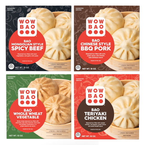 Wow Bao® Variety Box, 10.08 Oz, 4 Pack (frozen)
