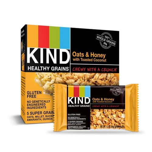 Kind Bars Healthy Grains Peanut Butter Dark Chocolate, 1.2 Oz, 40 Bars
