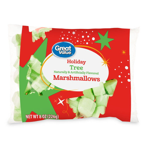 Great Value Holiday Tree Marshmallows, 8 Oz